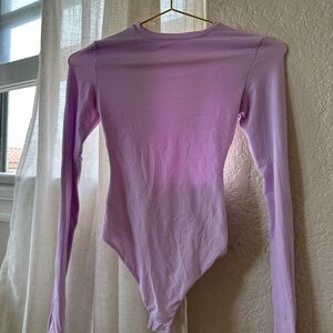 SKIMS Soft Purple Long Sleeve Bodysuit